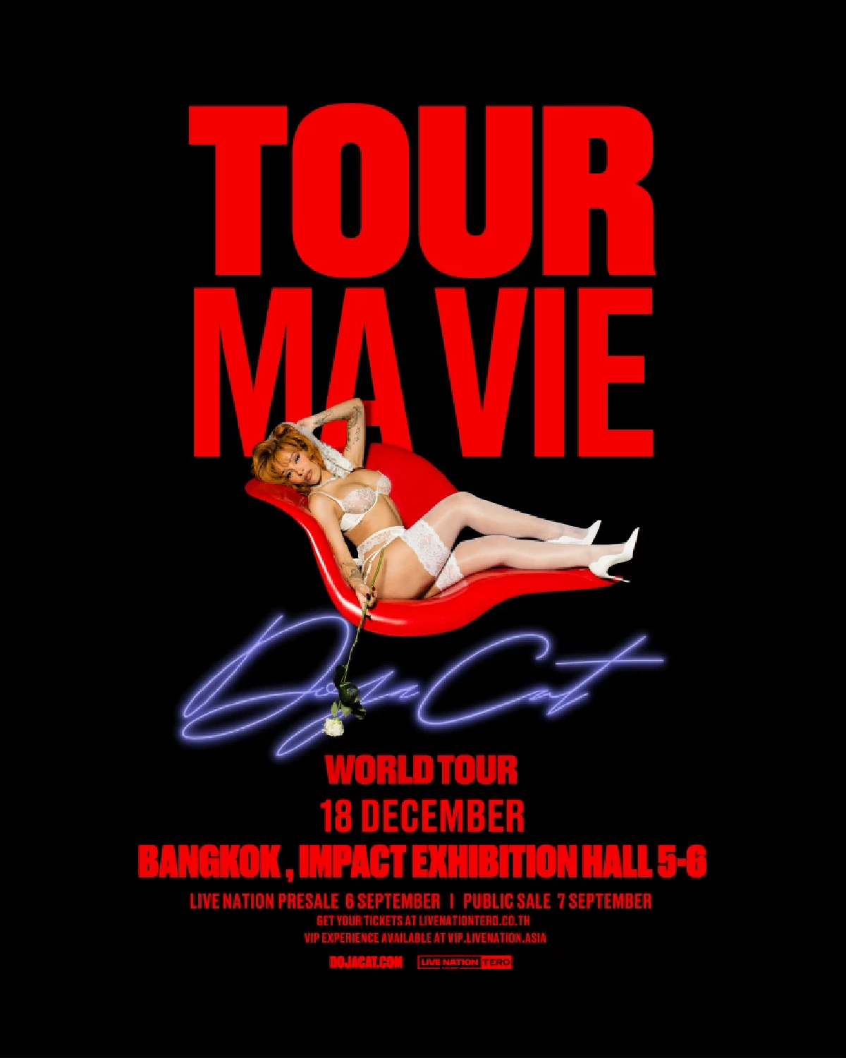 Doja Cat ประกาศเวิลด์ทัวร์ “Doja Cat – Ma Vie World Tour”