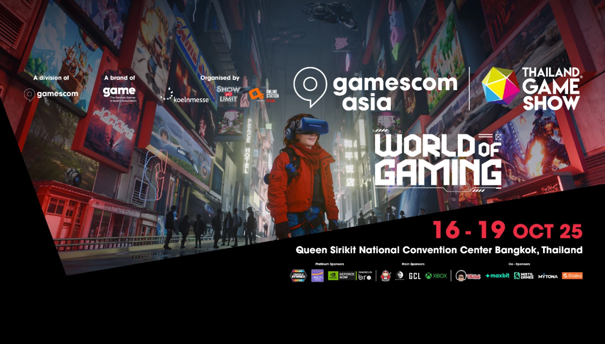 “gamescom asia x Thailand Game Show” ผนึกกำลังเพื่อสร้างงานเกมระดับโลก ใจกลางกรุงเทพฯ
