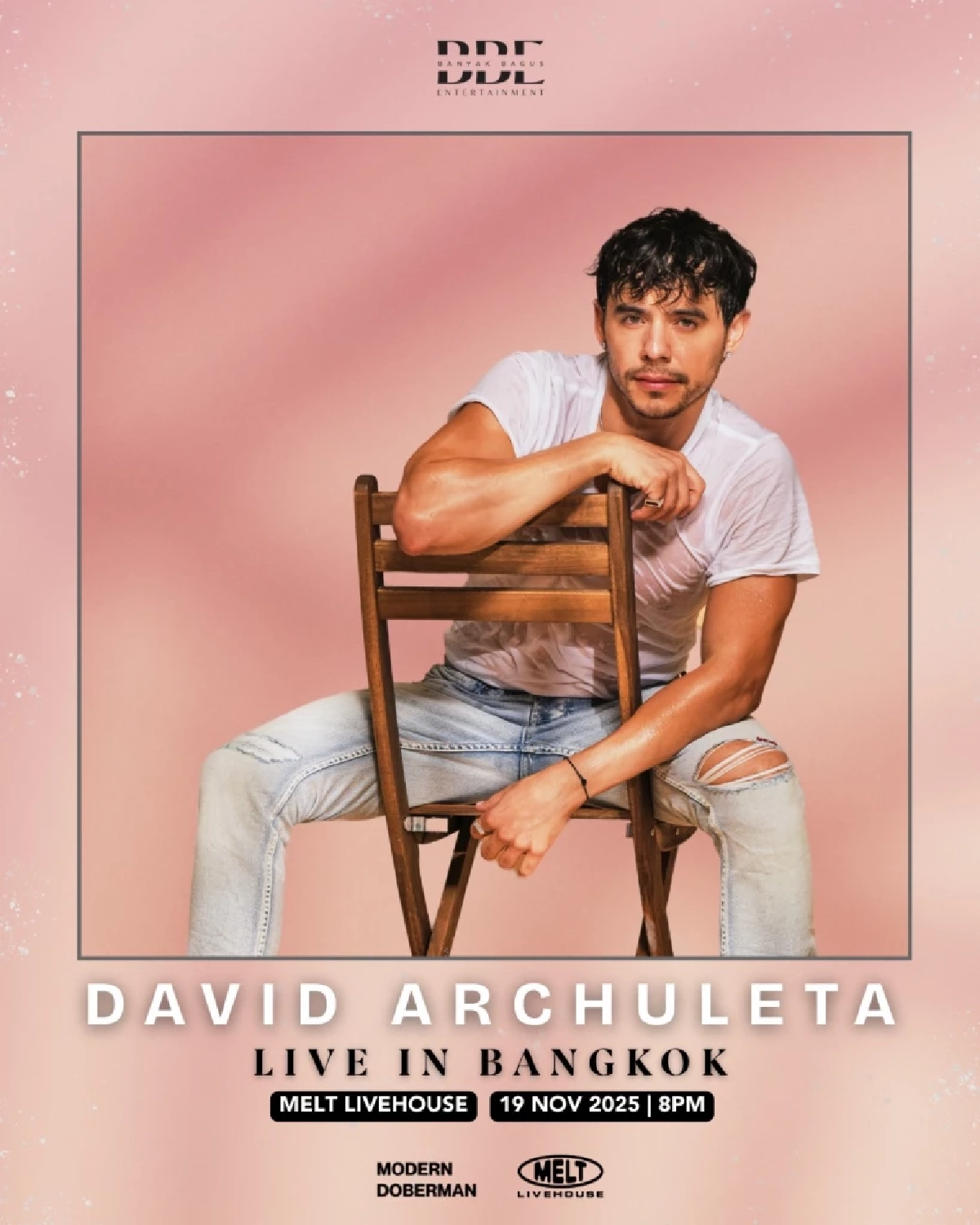 David Archuleta คอนเสิร์ตครั้งแรก 19 พ.ย. นี้ ที่ Melt Livehouse กรุงเทพฯ