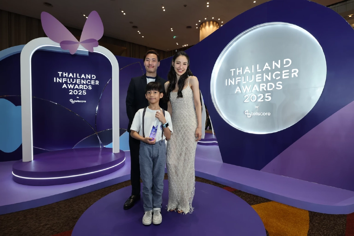 เปิดชื่ออินฟลูฯ คว้ารางวัล  “Thailand Influencer Awards 2025 by Tellscore”