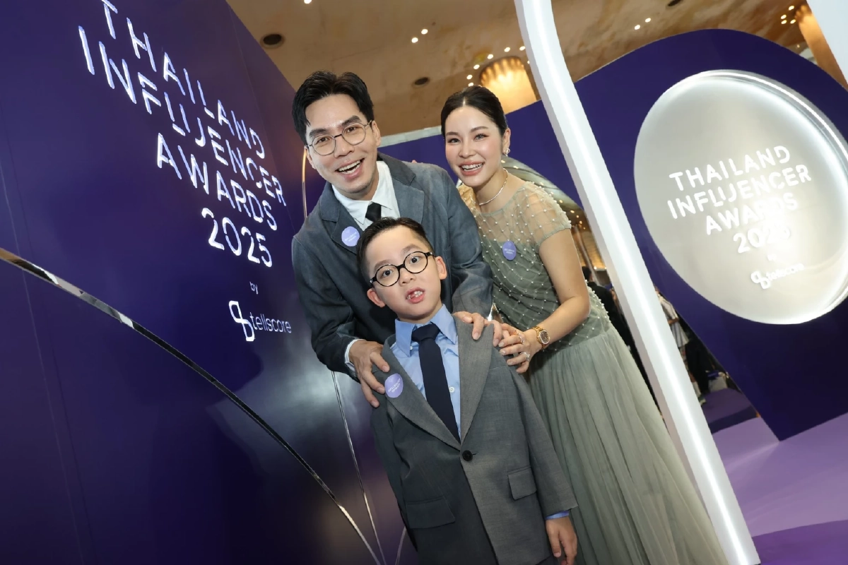 เปิดชื่ออินฟลูฯ คว้ารางวัล  “Thailand Influencer Awards 2025 by Tellscore”