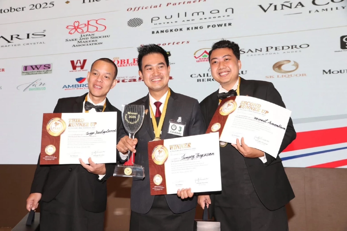 Thailand’s Best Sommelier 2025 เส้นทางสู่ความเป็นมืออาชีพของซอมเมอลิเยร์ไทย