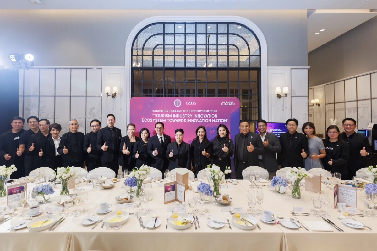 NIA จัดงาน Innovation Thailand Top Executives Meeting “Tourism Industry Innovation” ร่วมขับเคลื่อนระบบนิเวศนวัตกรรมท่องเที่ยวไทยสู่อนาคตที่ยั่งยืน
