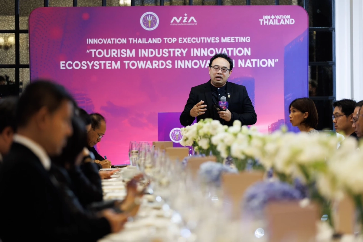 NIA จัดงาน Innovation Thailand Top Executives Meeting “Tourism Industry Innovation” ร่วมขับเคลื่อนระบบนิเวศนวัตกรรมท่องเที่ยวไทยสู่อนาคตที่ยั่งยืน