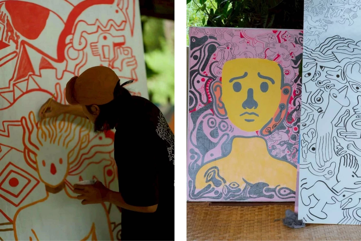 “ฉันเห็นมันก่อนใครบนโลกใบนี้” นิทรรศการศิลปะในงานฤดูกาลกาแฟ ครั้งที่ 5 ของ ‘สัจญา สุดยอด’ ศิลปินชาวโซ่ง ผู้เปลี่ยนพื้นที่น้ำตกพาเจริญ จ.ตาก ให้มีชีวิต