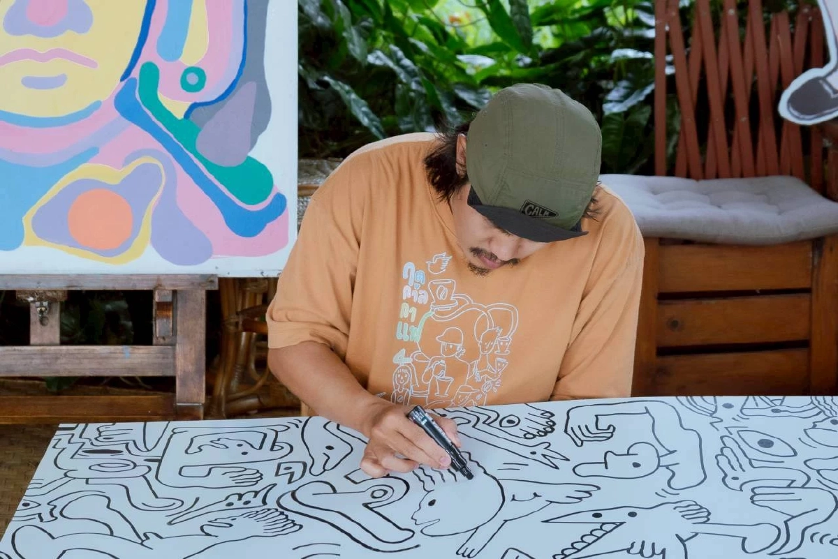 “ฉันเห็นมันก่อนใครบนโลกใบนี้” นิทรรศการศิลปะในงานฤดูกาลกาแฟ ครั้งที่ 5 ของ ‘สัจญา สุดยอด’ ศิลปินชาวโซ่ง ผู้เปลี่ยนพื้นที่น้ำตกพาเจริญ จ.ตาก ให้มีชีวิต