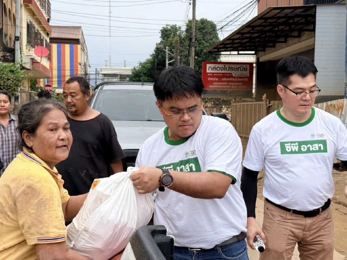 ซีพีอาสา เร่งช่วยน้ำท่วมใต้ ส่งถุงยังชีพรวม 6,000 ชุด กระจาย 9 จังหวัด