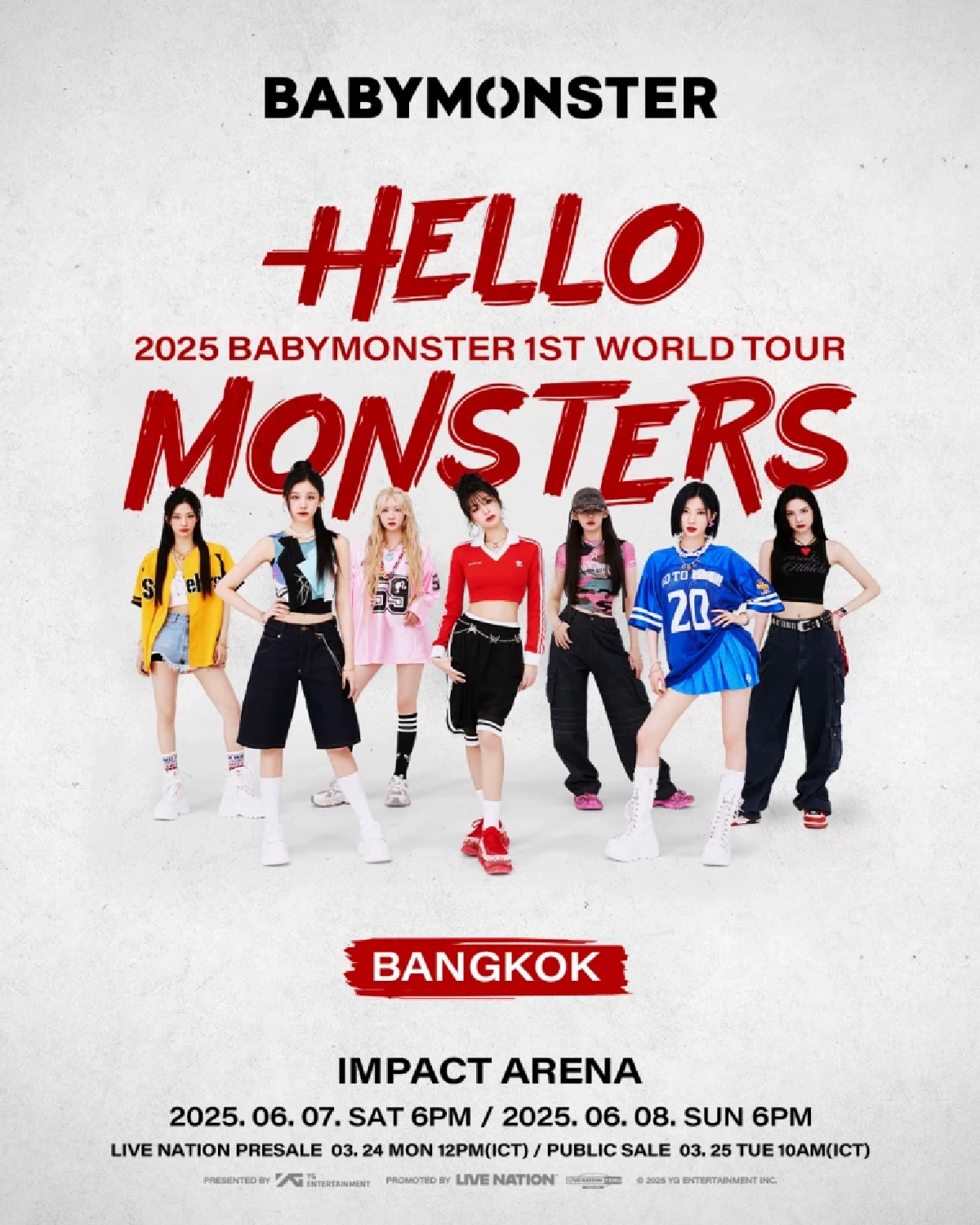 BABYMONSTER "LOVE MONSTERS" ASIA FAN CONCERT 2025 IN BANGKOK: อสุรกายตัวใหม่ของ YG ที่กำลังใช้ทุกความสามารถทลายทุกคำปรามาส