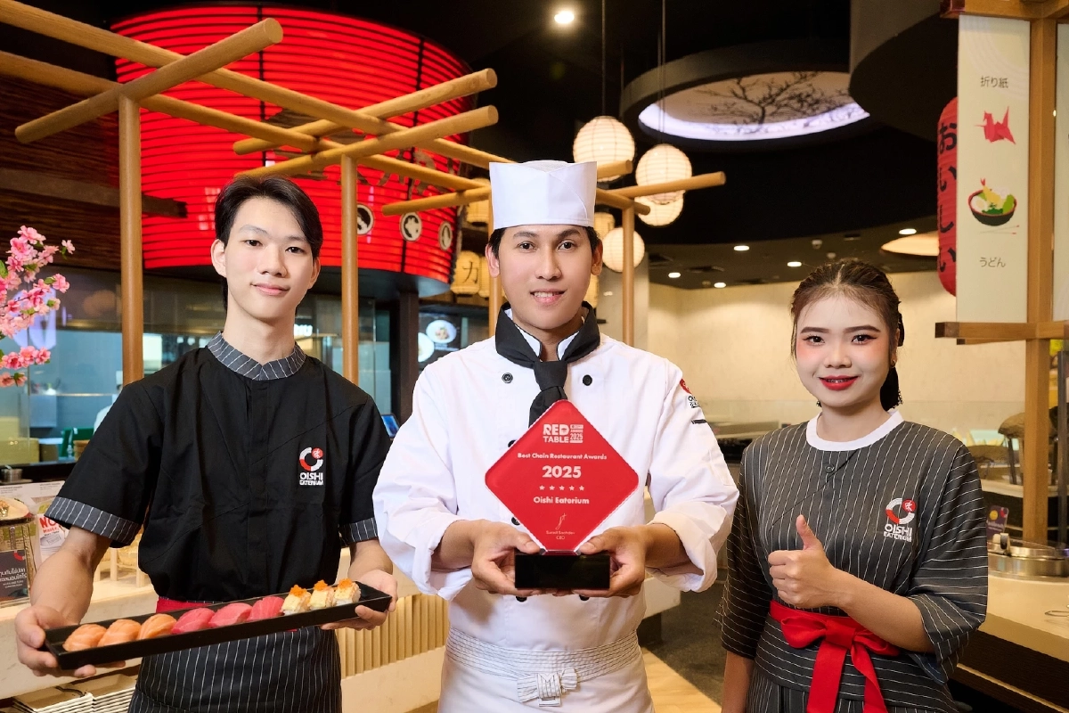 กลุ่มธุรกิจอาหารไทยเบฟ คว้า 2 รางวัลใหญ่ จาก RED TABLE AWARDS 2025