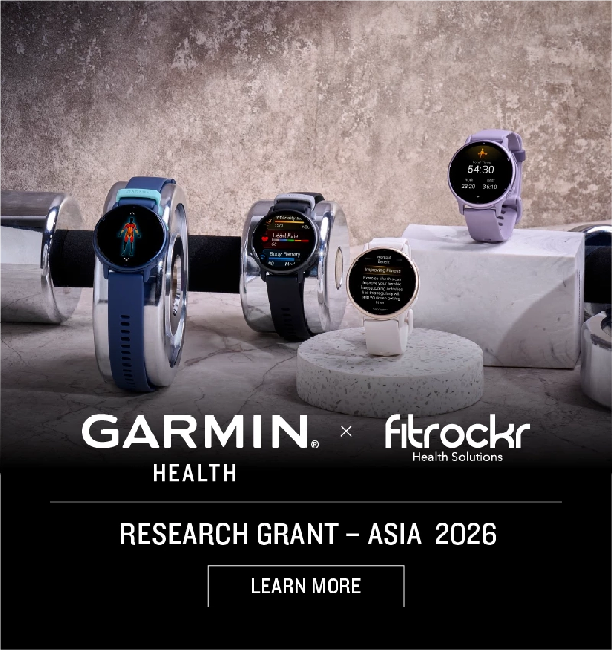 Garmin Health จับมือ Fitrockr เปิดตัวโครงการ “Asia Research Grant 2026” หนุนงานวิจัยสุขภาพยุคใหม่ ต่อยอดพลังข้อมูลสู่ความก้าวหน้าด้านดิจิทัลเฮลท์