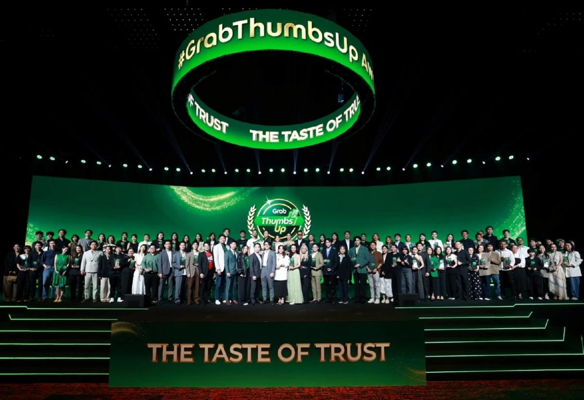 แกร็บฟู้ด ประกาศสุดยอด 100 ร้านอาหารแห่งปี  ผนึก ททท. ในงาน “GrabThumbsUp Awards 2026”