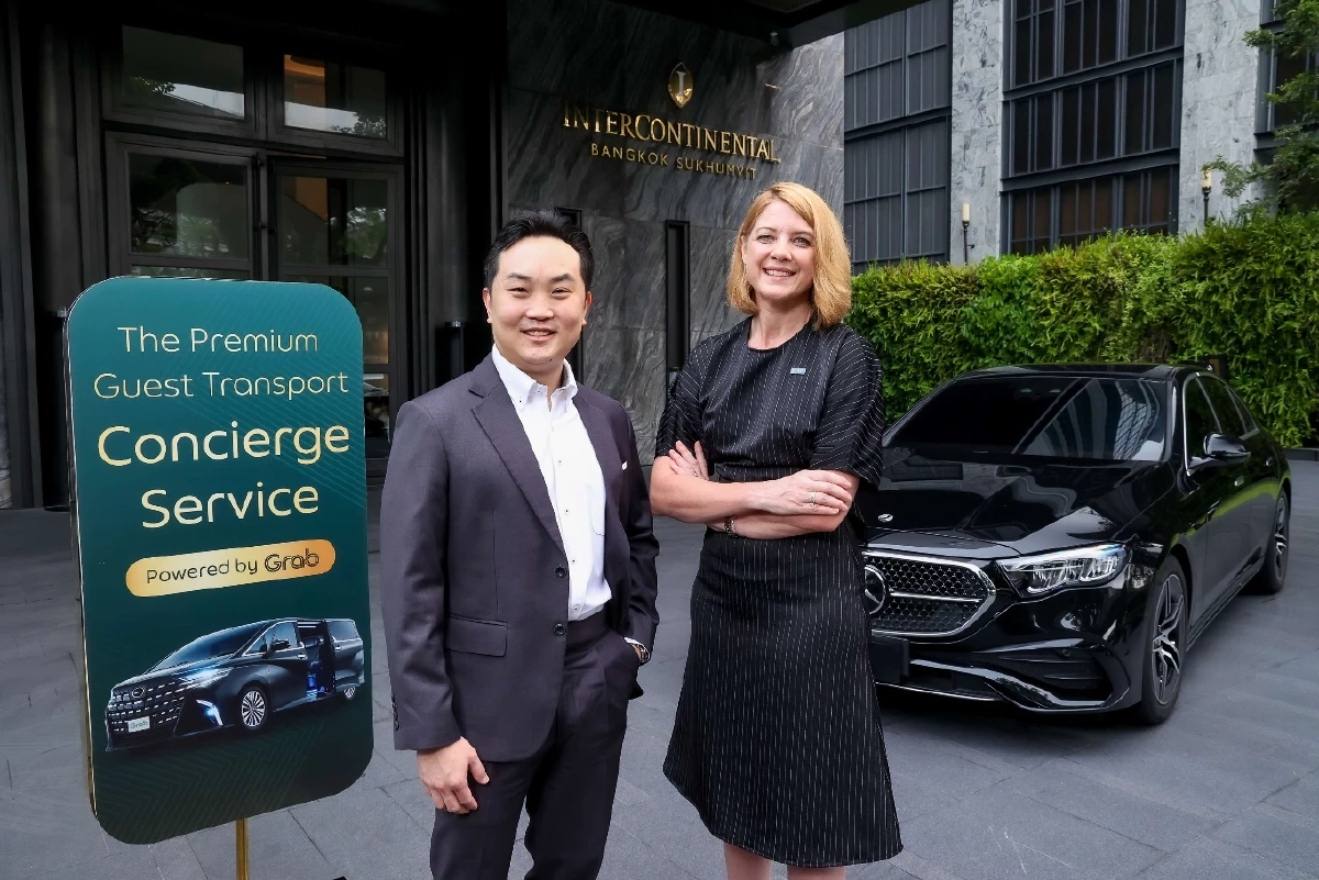 IHG ผนึก Grab ผุด “คอนเซียร์จเรียกรถพรีเมียม” ครั้งแรกในไทย!  ยกระดับการเดินทาง ตอบโจทย์นักท่องเที่ยว ครอบคลุม 37 โรงแรมทั่วไทย