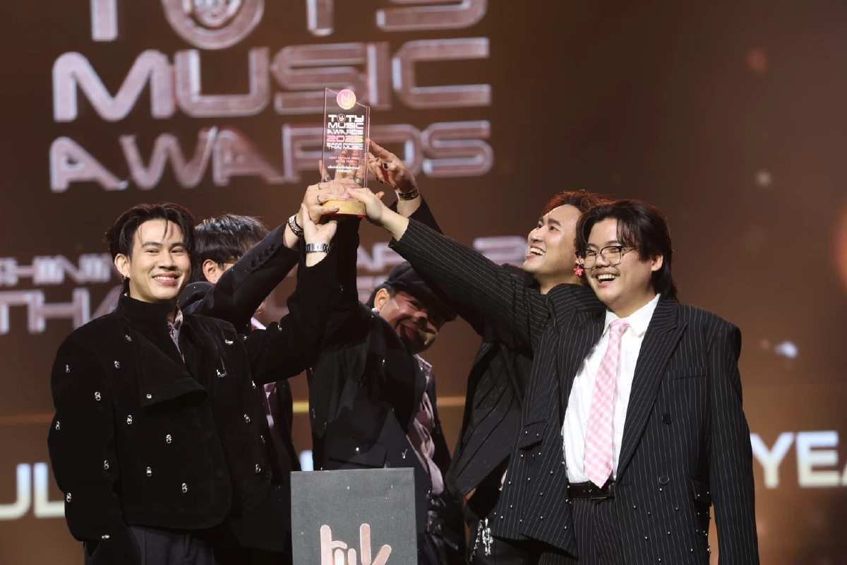 'TOTY MUSIC AWARDS Shining Forwards Thai Music 2025’ งานประกาศรางวัลสุดยิ่งใหญ่ ของคนดนตรี