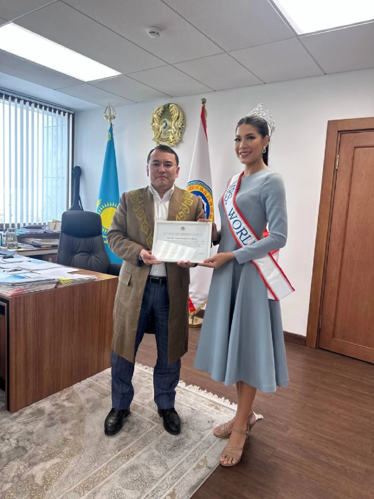 “แซมมี่ ชนิตา” Mrs. World 2025 เริ่มปฏิบัติภารกิจโลกที่คาซัคสถาน ถ่ายทอดพลังผู้หญิงและคุณค่าครอบครัวสู่เวทีโลก