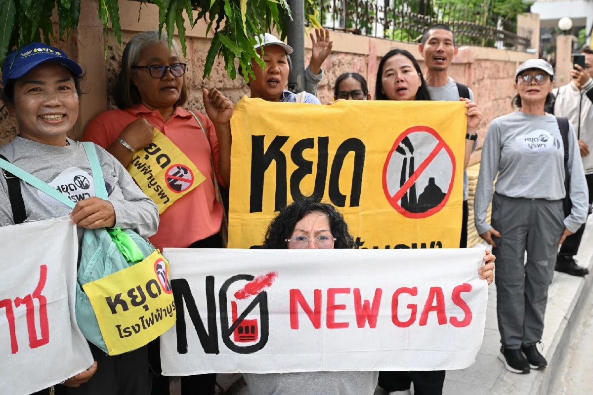 หยุดฟอสซิลก๊าซ-บูรพาพาวเวอร์ เสียงชุมชนถึงผู้ถือหุ้น กำหนดอนาคตพลังงานไทย