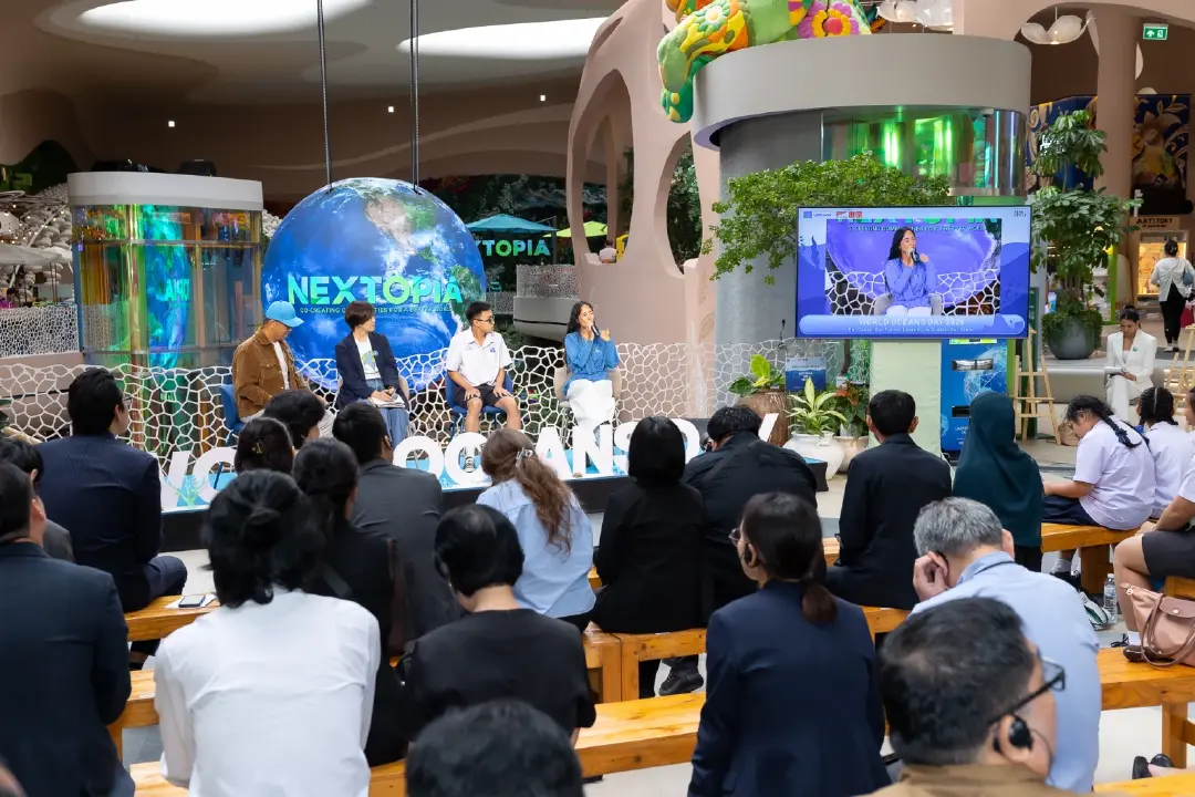 สยามพิวรรธน์ จับมือยูเนสโก จัดกิจกรรมเนื่องในวันมหาสมุทรโลก  เปิดพื้นที่ NEXTOPIA สยามพารากอน ขับเคลื่อนการอนุรักษ์มหาสมุทร ตอกย้ำบทบาทผู้นำด้านความยั่งยืนระดับโลก