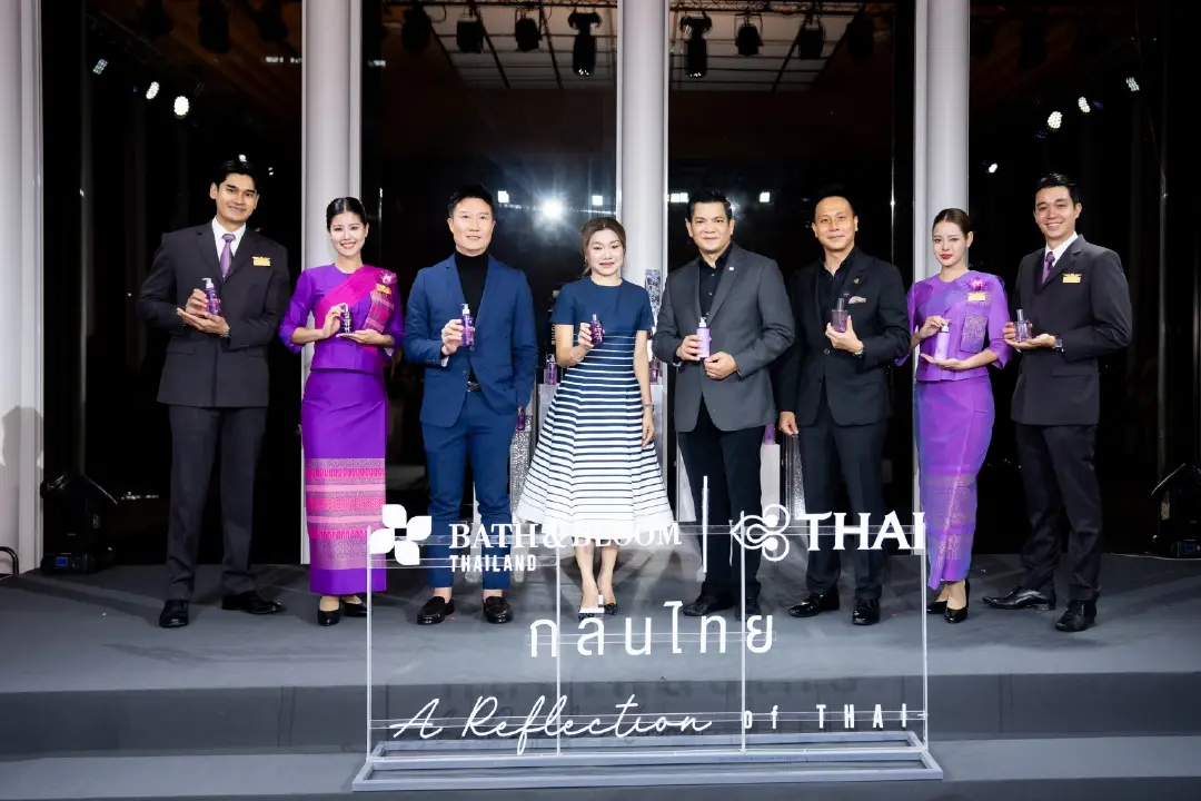 ยกระดับเสน่ห์แห่งการต้อนรับแบบไทยสู่สากล: Bath&Bloom ผสานอัตลักษณ์ร่วมกับ การบินไทย รังสรรค์ประสบการณ์กลิ่นหอมเหนือระดับ