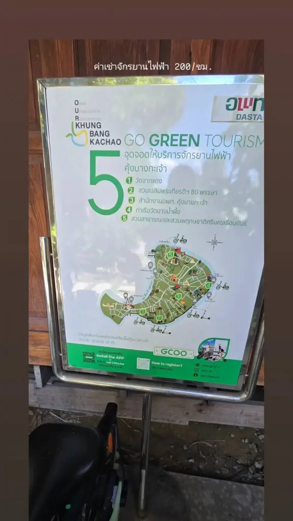 อพท. พัฒนาเส้นทางท่องเที่ยวโดยจักรยานที่เป็นมิตรต่อสิ่งแวดล้อม Go Green Tourism