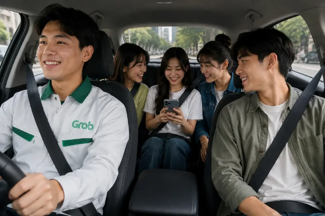 แกร็บ ส่งฟีเจอร์ Group Ride อัปเกรดบริการ Grab EV  ชวนใช้คาร์พูล-นั่งรถอีวี ลดคาร์บอน หนุนสิ่งแวดล้อม