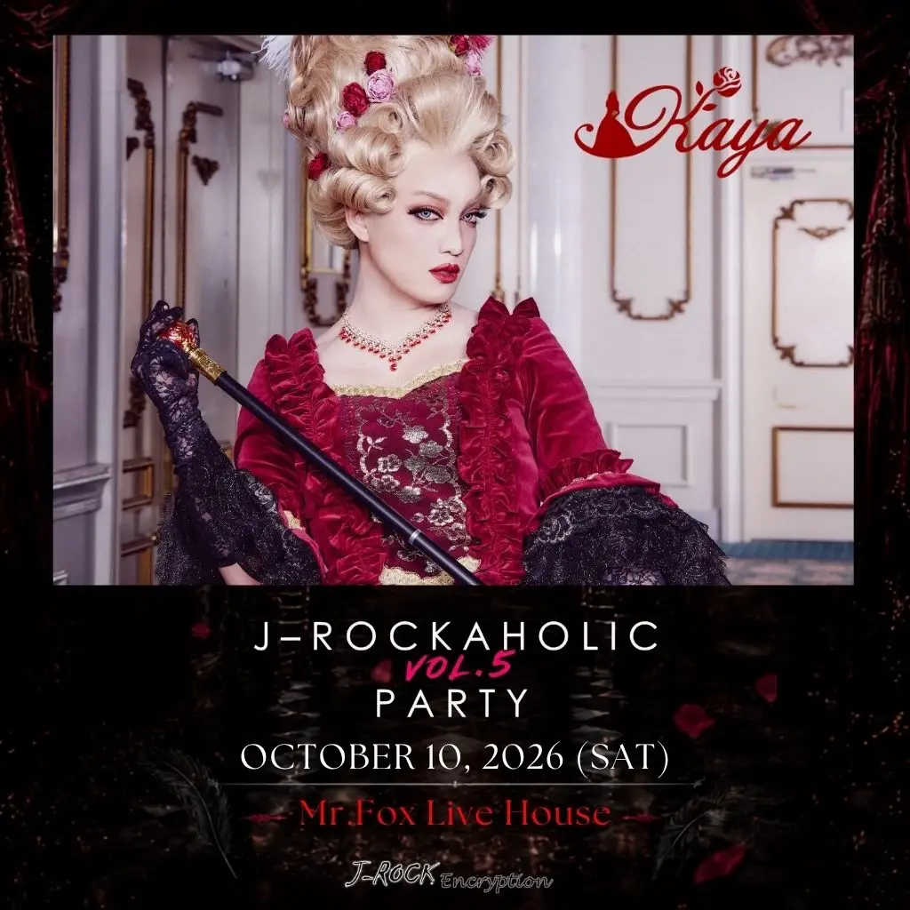สาย J-Rock ห้ามพลาด! J-Rockaholic PARTY Vol.5 รวมพล 10 ต.ค. นี้  พบกับ KAYA, RAZOR และ SyZyGy-GO
