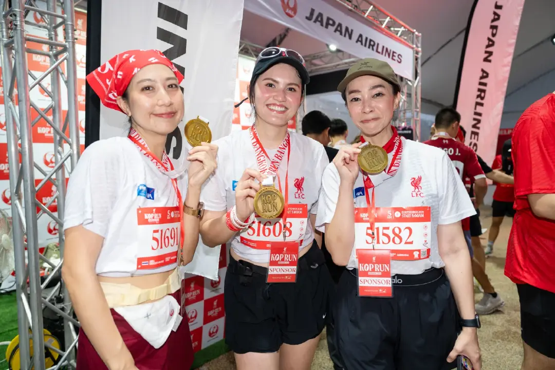 JAL ร่วมหนุน ‘KOP RUN Bangkok 2026’ พานักวิ่งและแฟนลิเวอร์พูลหลายพันคน รวมพลังสร้างประสบการณ์วิ่งสุดประทับใจ ณ ราชมังคลากีฬาสถาน