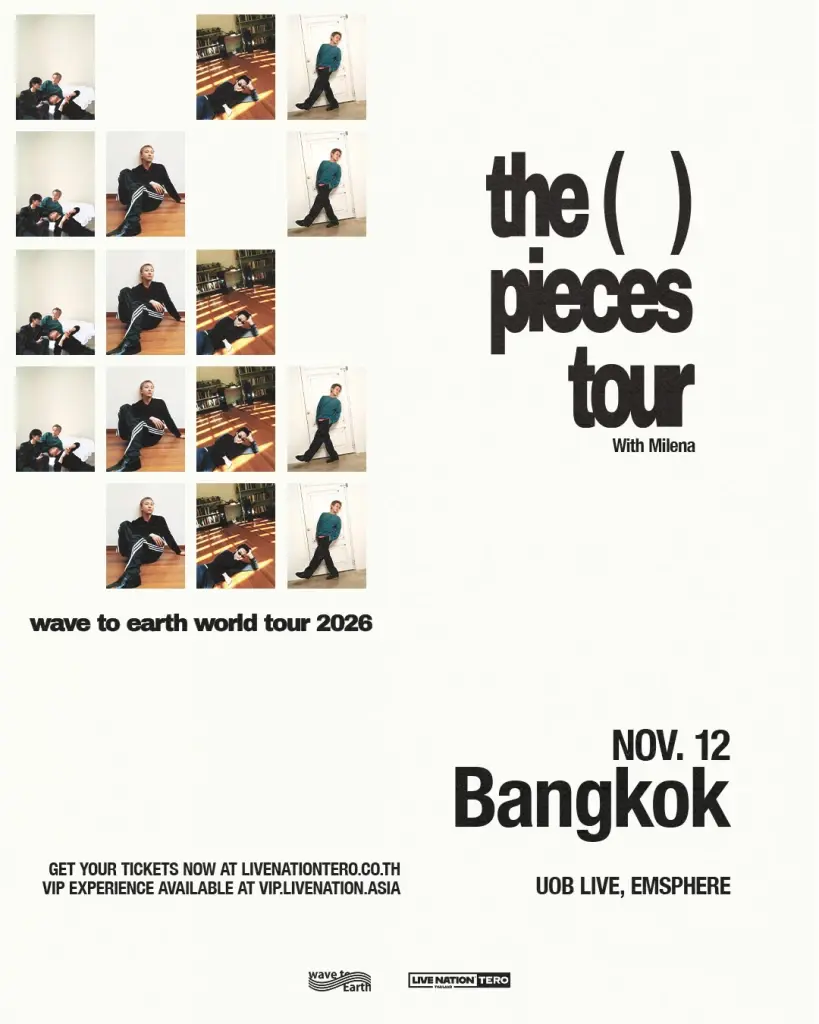 5 แทร็กดังจาก wave to earth ที่มีคนฟังมากที่สุด ก่อนไปฟังสดๆ ในคอนเสิร์ต ‘wave to earth the pieces tour’ 12 พฤศจิกายนนี้ ที่ยูโอบี ไลฟ์ เอ็มสเฟียร์
