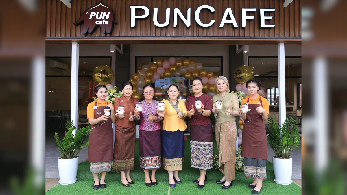 พันธุ์ไทย เดินหน้าขยายตลาด สปป.ลาว ผุด ปันคาเฟ่ สาขาใหม่