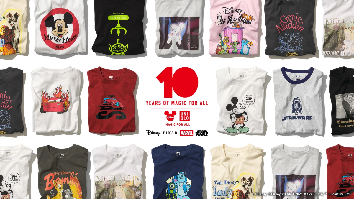 ยูนิโคล่และดิสนีย์ร่วมฉลองครบรอบ 10 ปี ผ่านคอลเลคชัน MAGIC FOR ALL เตรียมพบตุ๊กตามิคกี้ เมาส์และคอลเลคชันเสื้อยืดลวดลายในความทรงจำ ได้ตั้งแต่ 8 กันยายนนี้