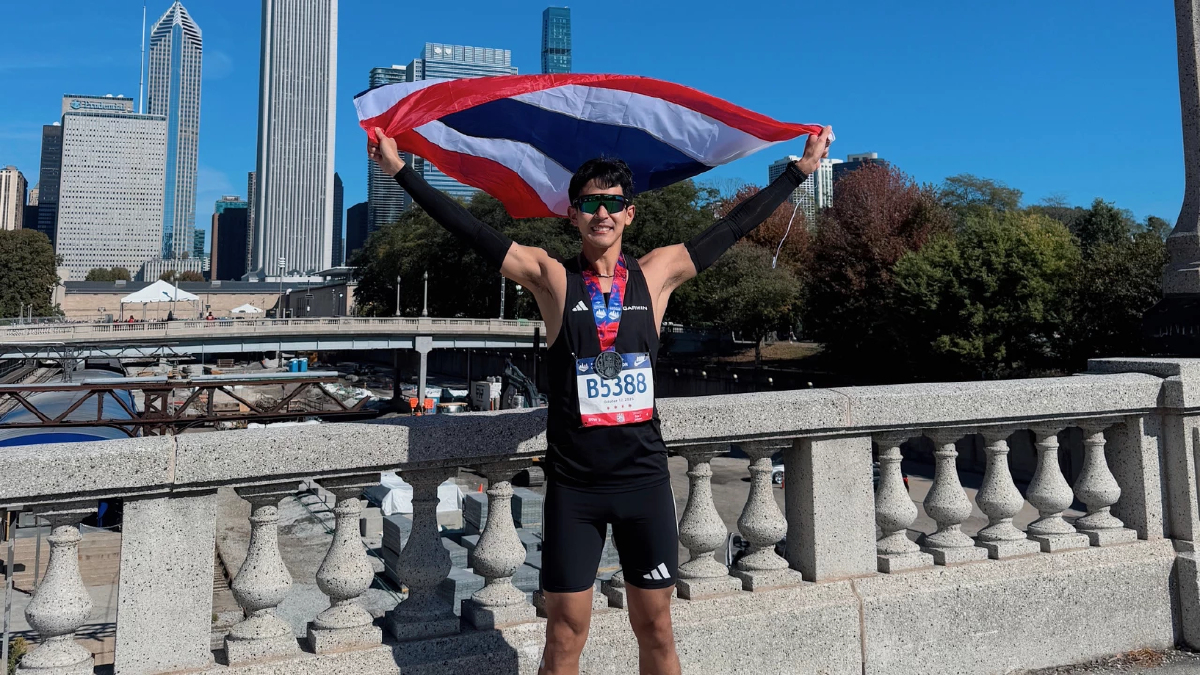 “เต้ย พงศกร” มาเหนือ!!! ทำลายสถิติการวิ่งของตัวเองใน เมเจอร์ “Chicago Marathon 2025” สำเร็จ