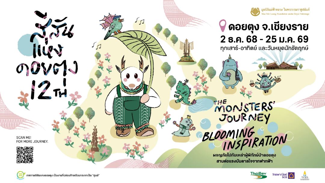 เทศกาล “สีสันแห่งดอยตุง ครั้งที่ 12” กับเหล่าผู้พิทักษ์ป่าดอยตุง สานต่อแรงบันดาลใจจากฟากฟ้า