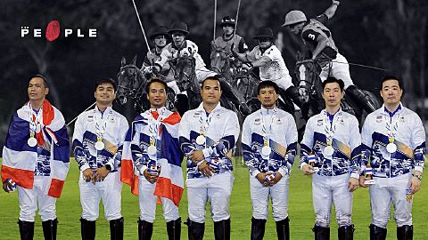 ทีมนักกีฬาขี่ม้าโปโลทีมชาติไทย คว้าเหรียญเงิน ประเภท Handicap 4–6 Goals ในซีเกมส์ ครั้งที่ 33
