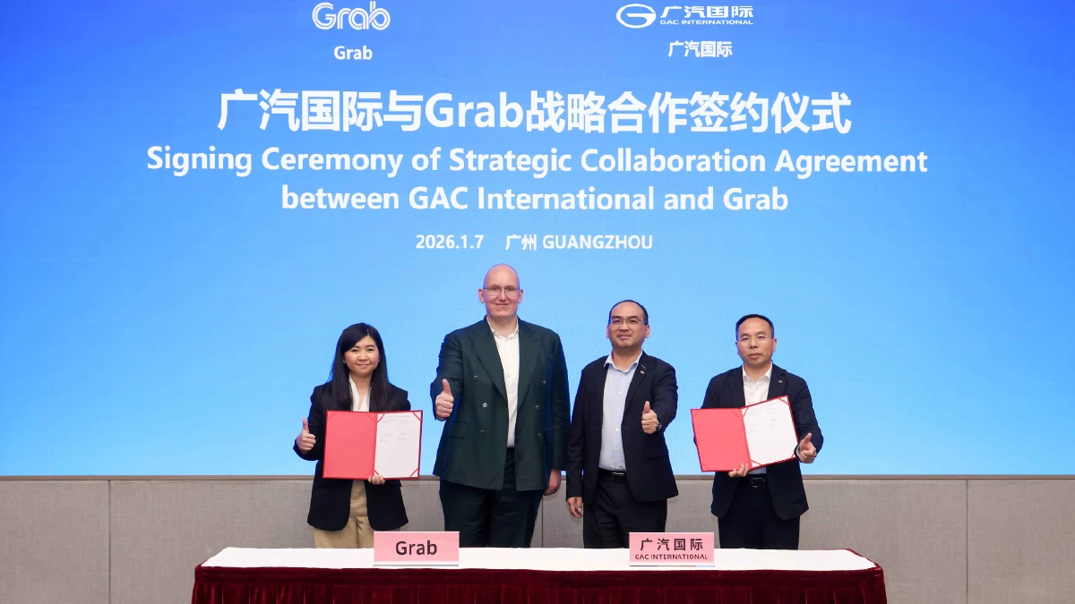 แกร็บ จับมือ GAC ผลักดันการใช้รถยนต์ไฟฟ้าในกลุ่มคนขับ  ยกระดับการเดินทางในเอเชียตะวันออกเฉียงใต้