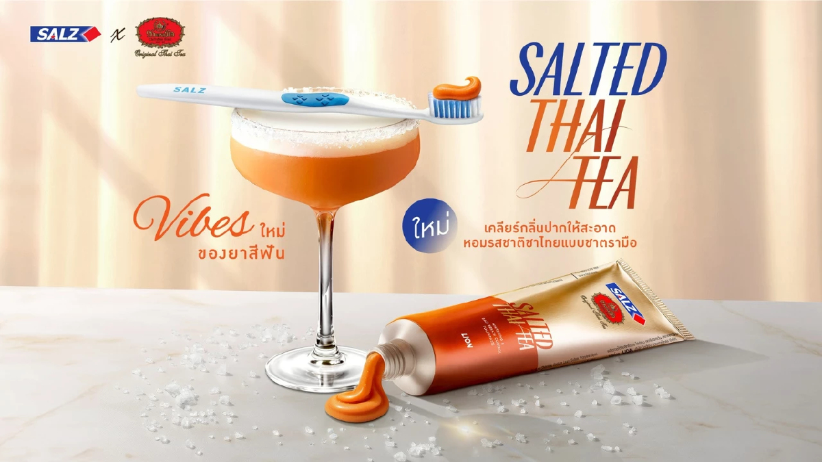 “SALZ” ร่วมกับ “ชาตรามือ” เปิดตัวยาสีฟันซอลส์ สูตรเกลือชาไทย