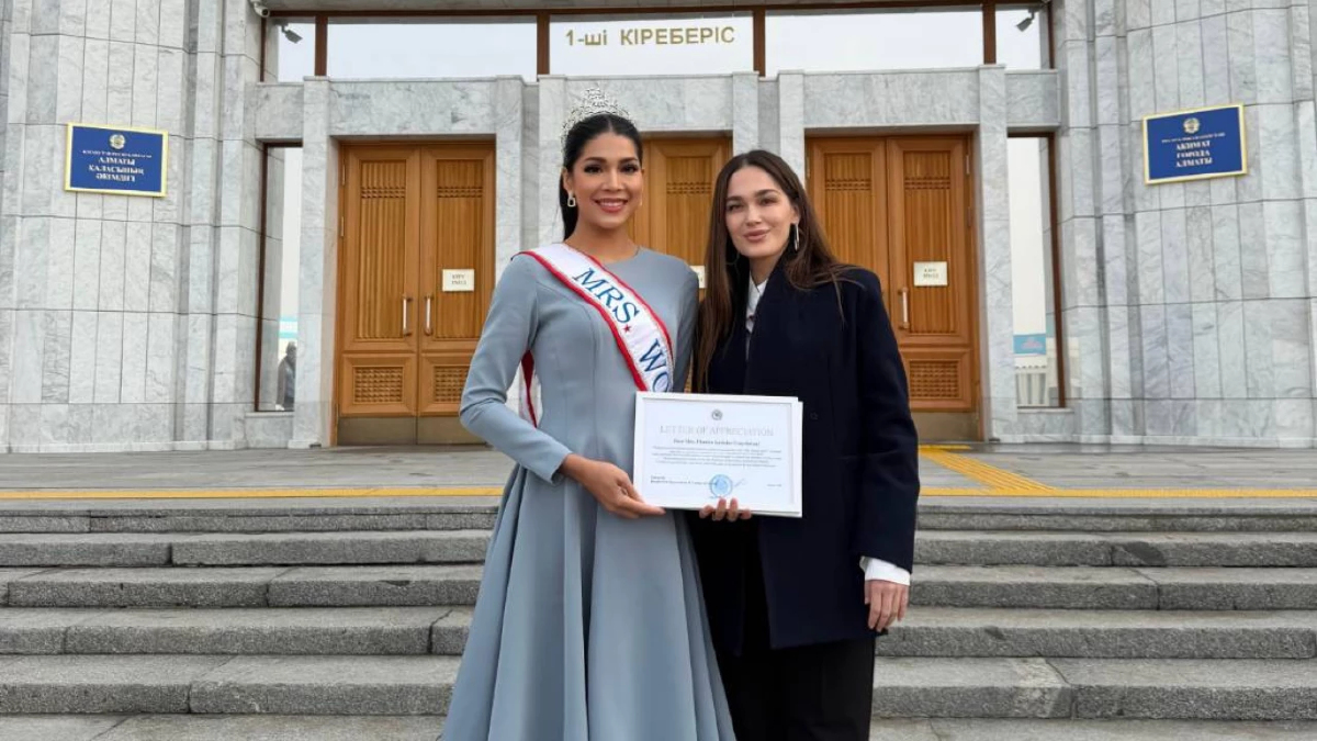 “แซมมี่ ชนิตา” Mrs. World 2025 เริ่มปฏิบัติภารกิจโลกที่คาซัคสถาน ถ่ายทอดพลังผู้หญิงและคุณค่าครอบครัวสู่เวทีโลก