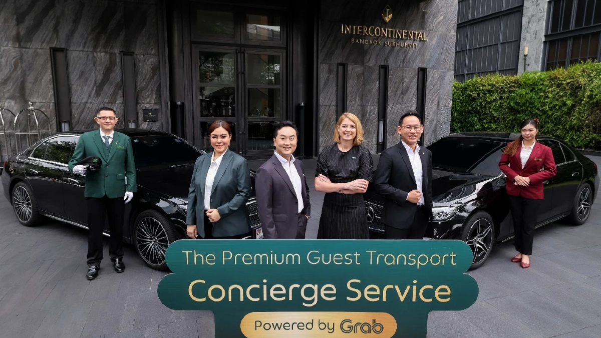 IHG ผนึก Grab ผุด “คอนเซียร์จเรียกรถพรีเมียม” ครั้งแรกในไทย!  ยกระดับการเดินทาง ตอบโจทย์นักท่องเที่ยว ครอบคลุม 37 โรงแรมทั่วไทย