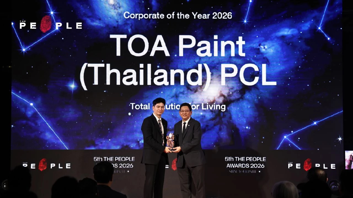 TOA ผงาดคว้ารางวัล ‘Corporate of the Year’ จากเวที The People Award 2026 ต่อเนื่อง 2 ปีซ้อน