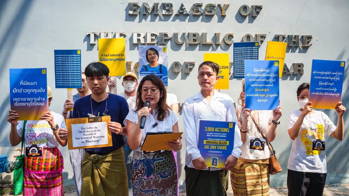 แอมเนสตี้ ประเทศไทยยื่น 3,008 แอคชั่น เรียกร้องปล่อย “ไซ ซอว์ แต็ก” นักข่าวเมียนมา หลังศาลทหารสั่งจำคุก 20 ปี