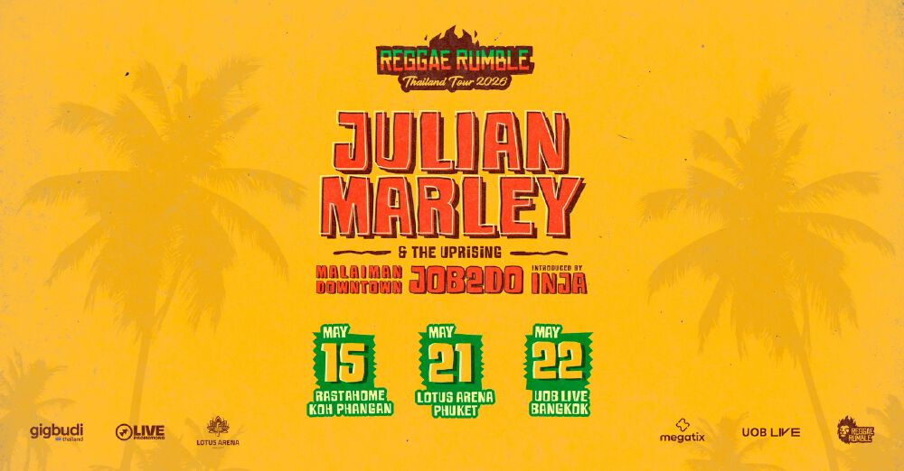 Julian Marley เตรียมระเบิดความมันส์ ใน “Reggae Rumble Thailand Tour 2026”