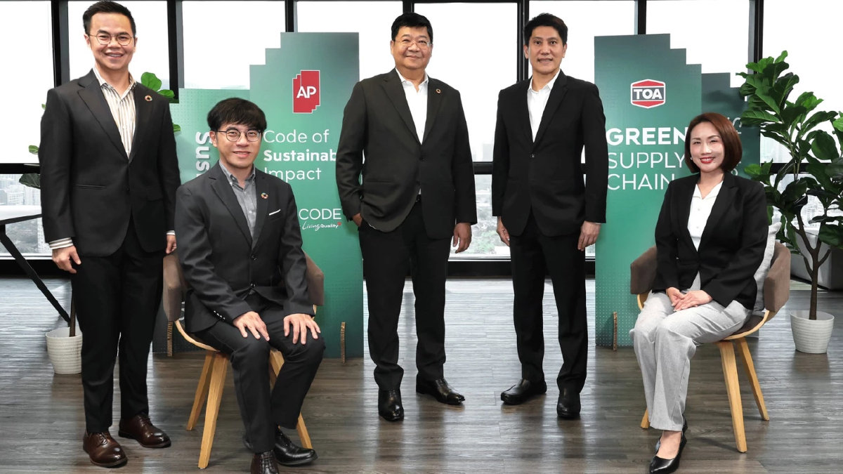 AP x TOA ประกาศความร่วมมือ Green Supply Chain ส่งมอบ Living Quality