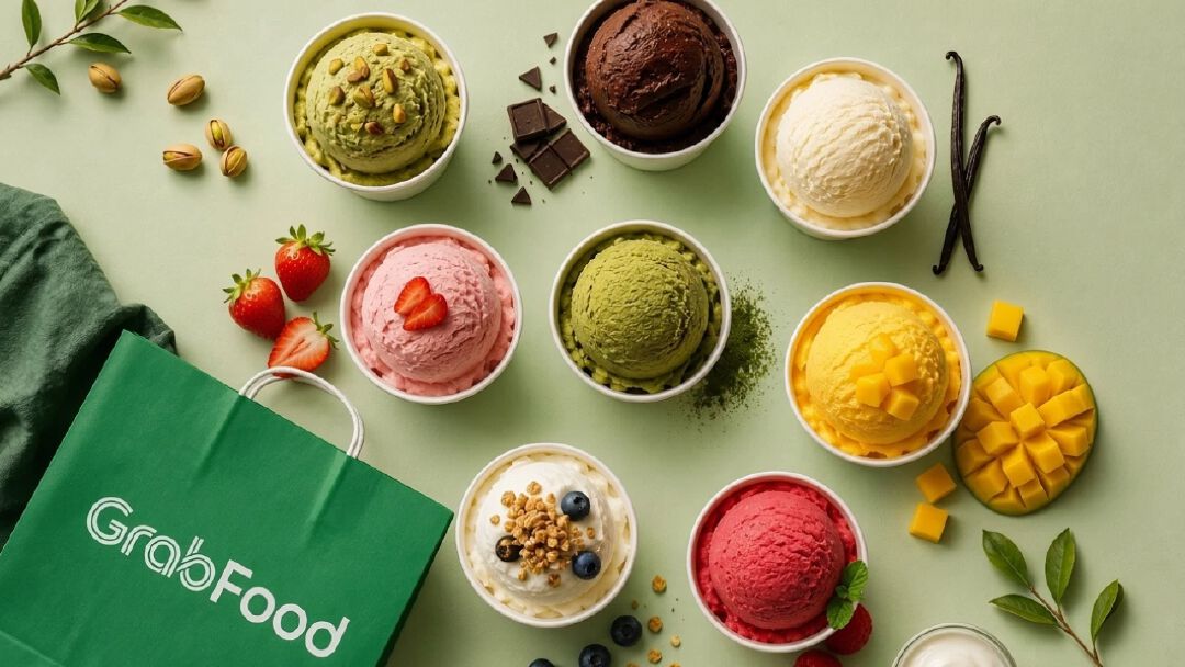 แกร็บฟู้ด เผยออเดอร์ไอศกรีมโต 70% รับอานิสงส์ Gelato Effect